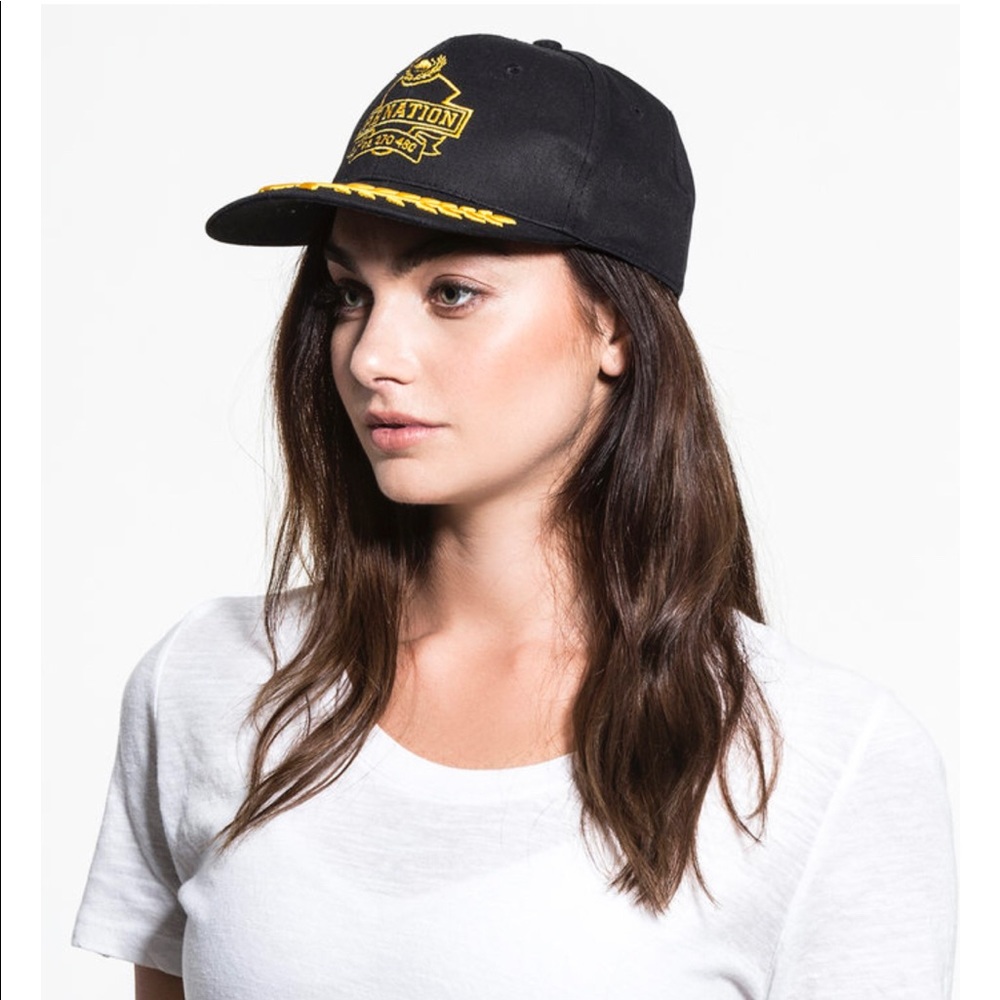 P.E. Nation baseball hat!  Black with gold. Rare!